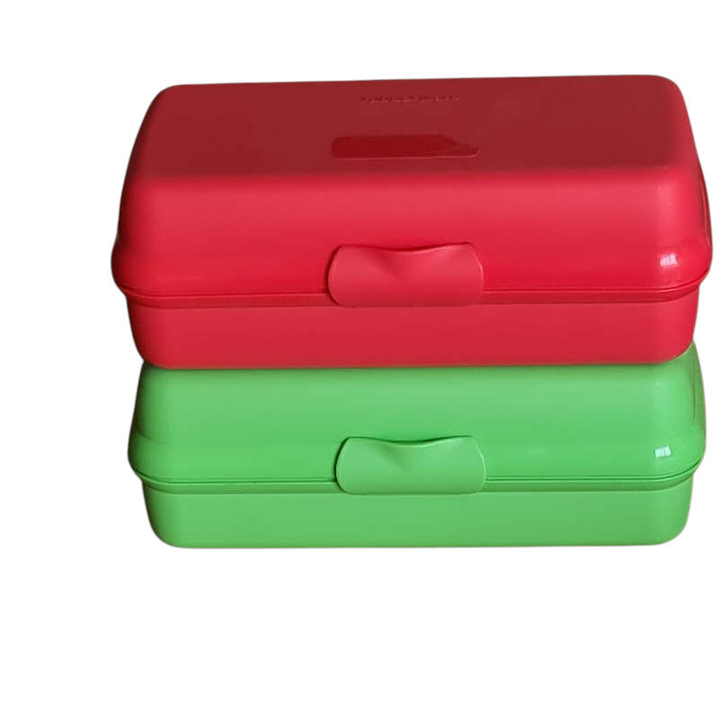 Tupperware:  x2 storage Bowls (37558-2) pink & green
