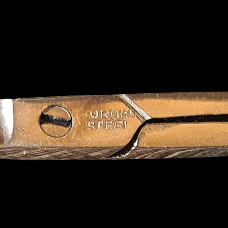 Vintage x3 Bow curved scissors