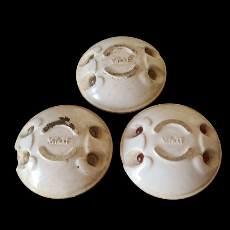 Vintage Porcelain Vitkat Cat eys/road studs