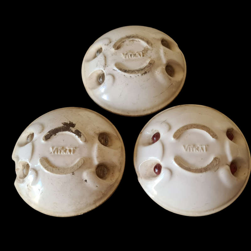 Vintage Porcelain Vitkat Cat eys/road studs