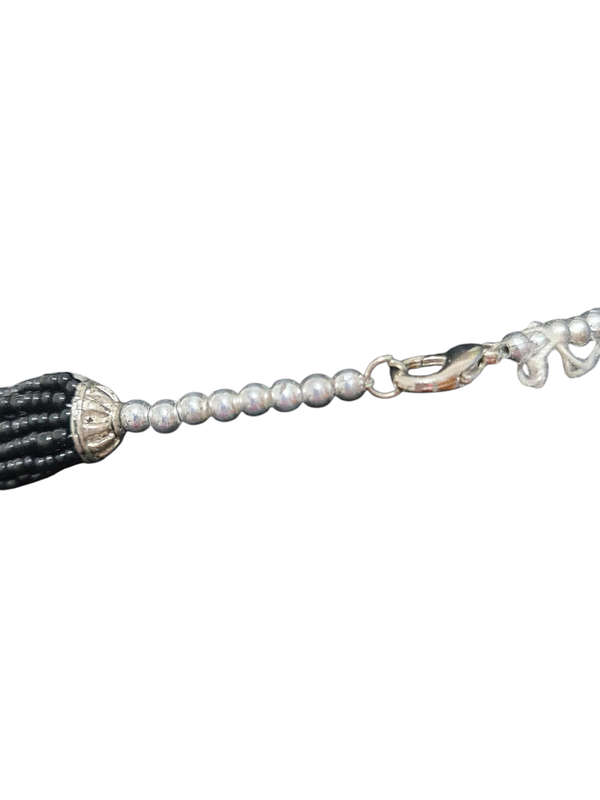 Ethnic black beaded Necklace