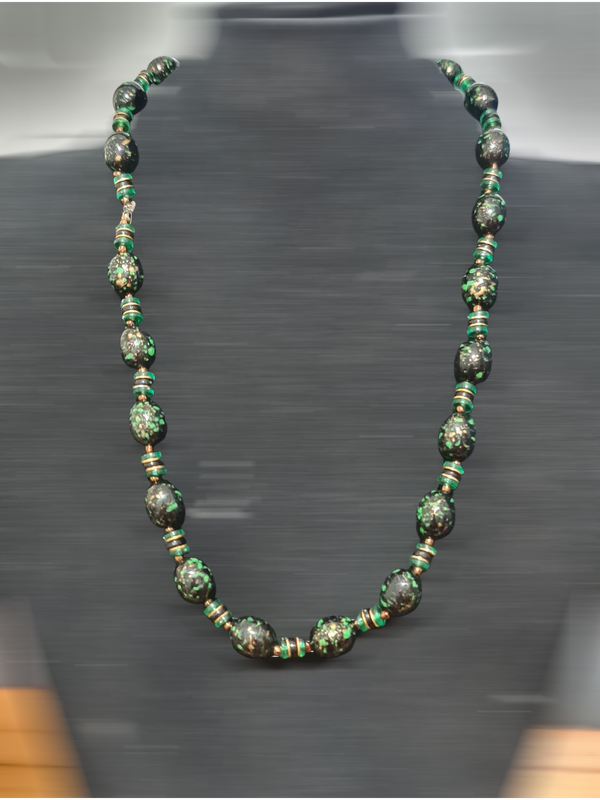 Green Beaded Necklace