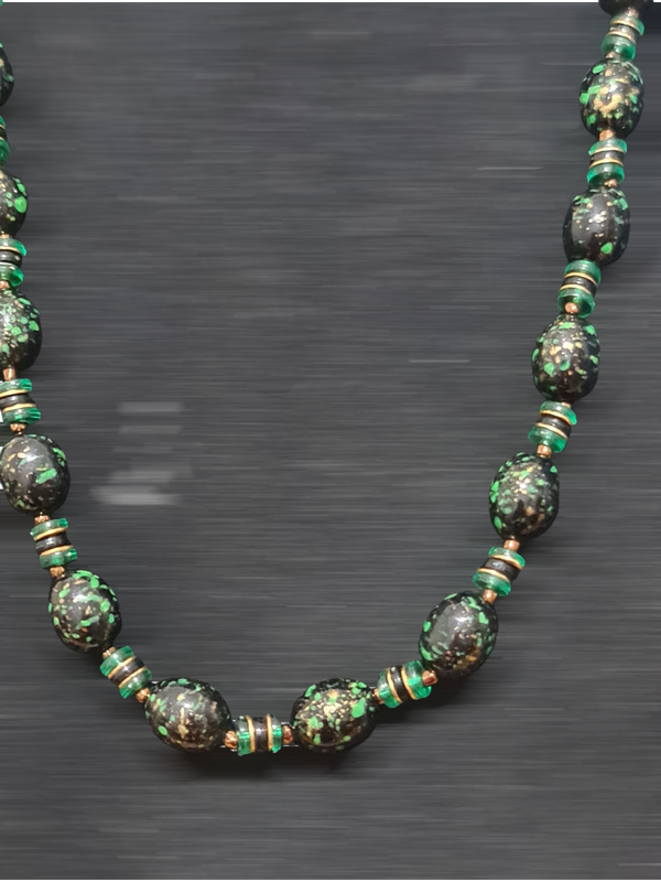 Green Beaded Necklace