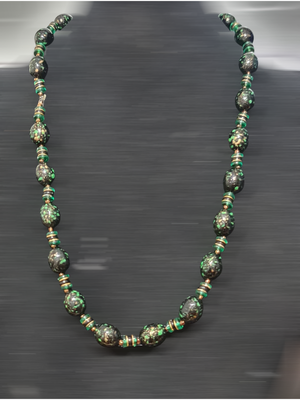 Green Beaded Necklace