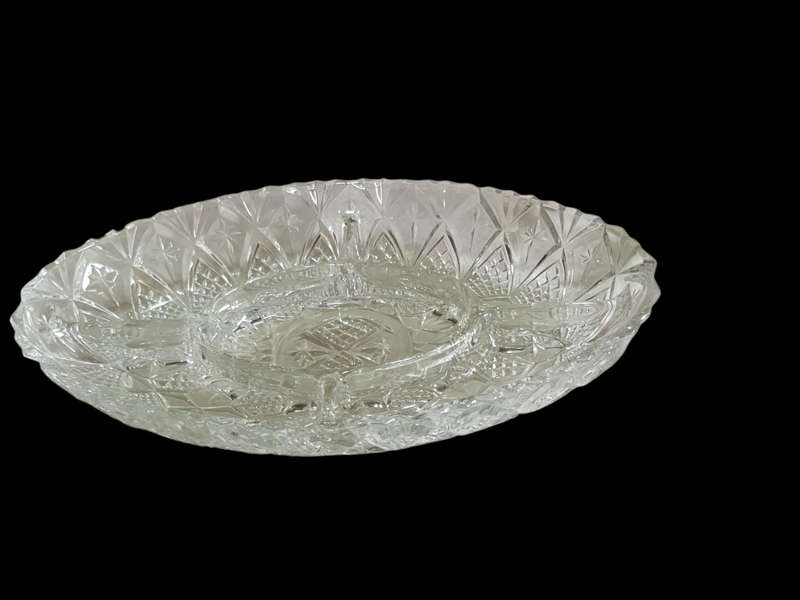 Retro 5 divider snack dish