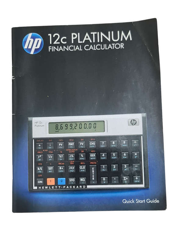 HP 12c & HP 12c Platinum financial calculators