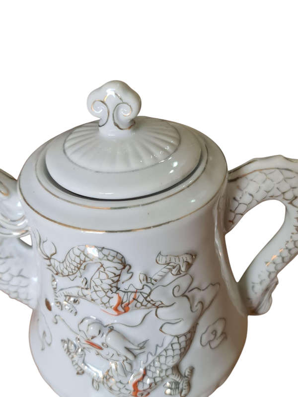 Unusual Oriental Dragon Teapot
