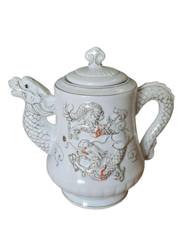 Unusual Oriental Dragon Teapot