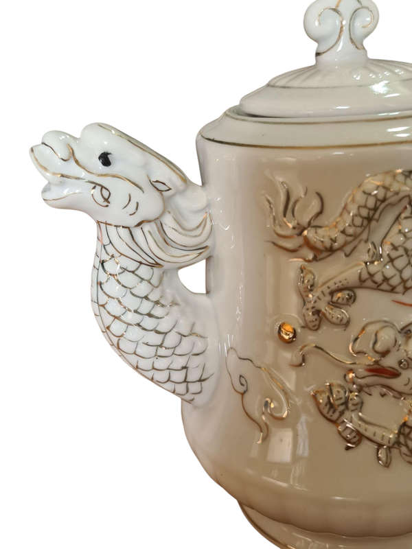 Unusual Oriental Dragon Teapot