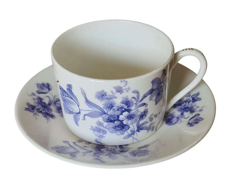 Divinity-Blue Coalport tea duo