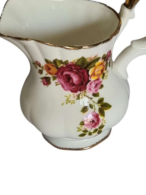 Fine Bone China "Cottage Rose" Made in Taiwan  Creamer