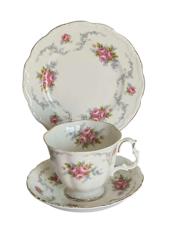 Royal Albert Tranquility tea trio