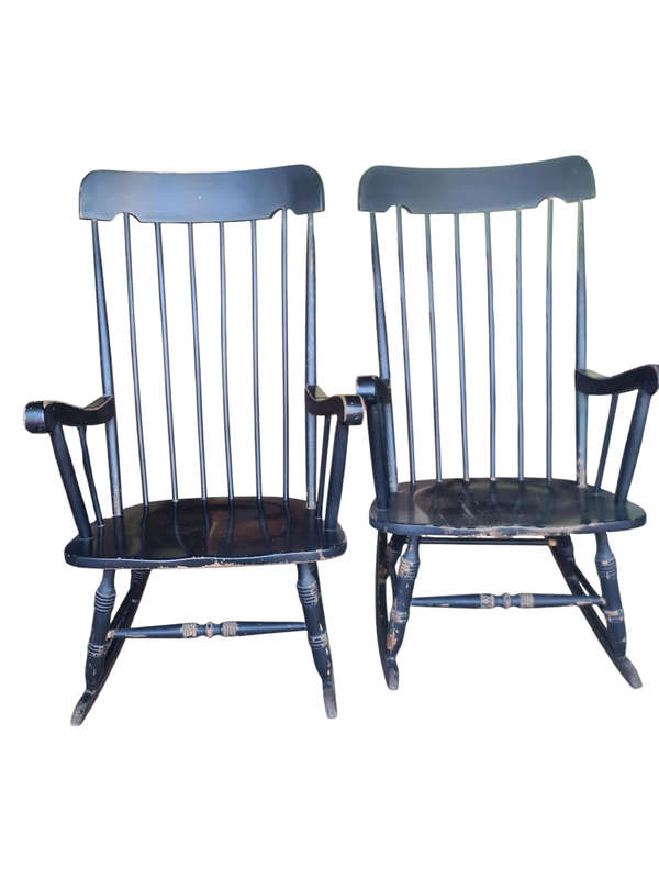 Two Colonial style Rocking Chairs