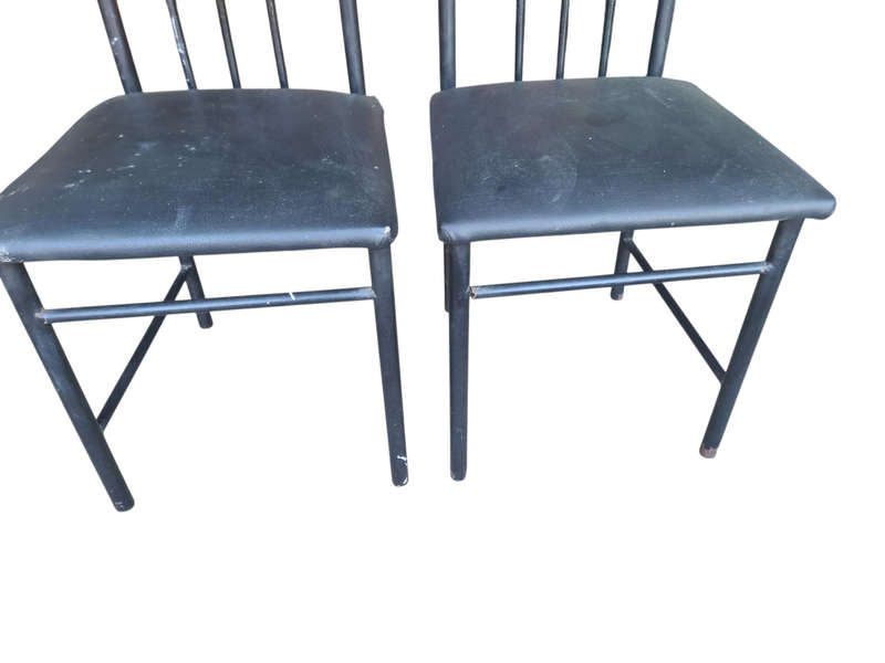 Two Black Dining Room chairs