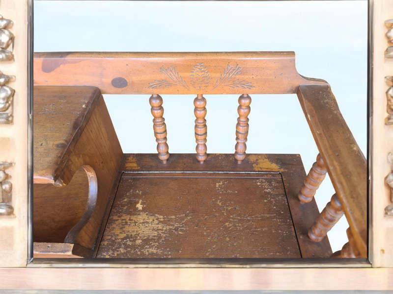 Vintage Telephone table with storage space