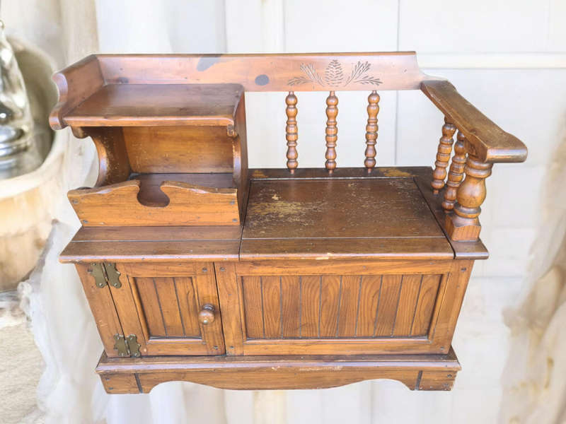 Vintage Telephone table with storage space