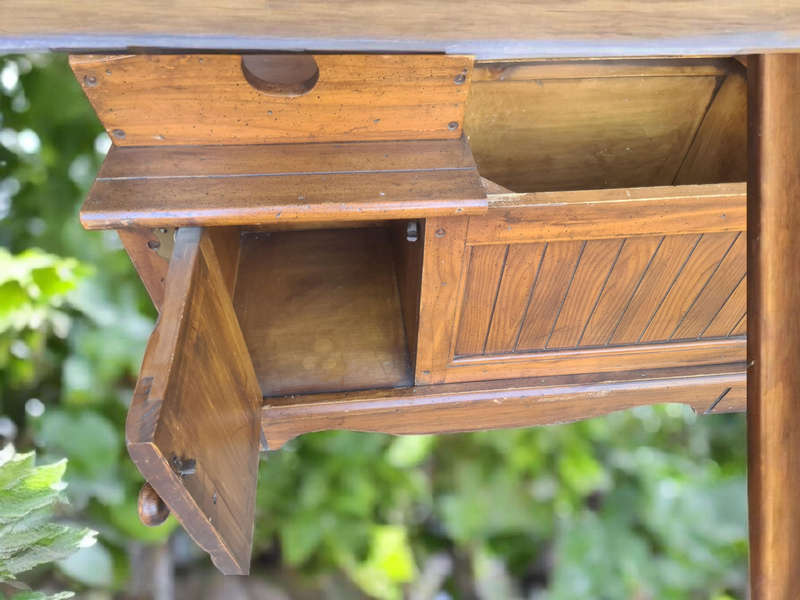 Vintage Telephone table with storage space