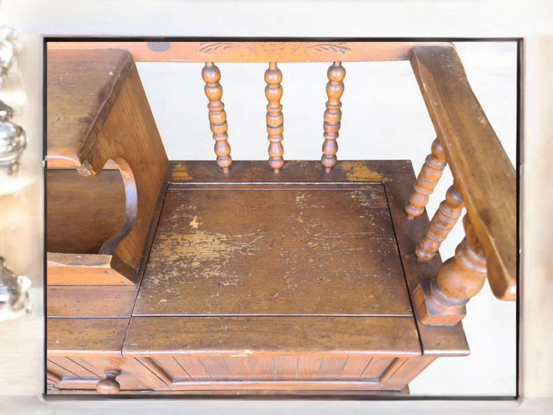 Vintage Telephone table with storage space