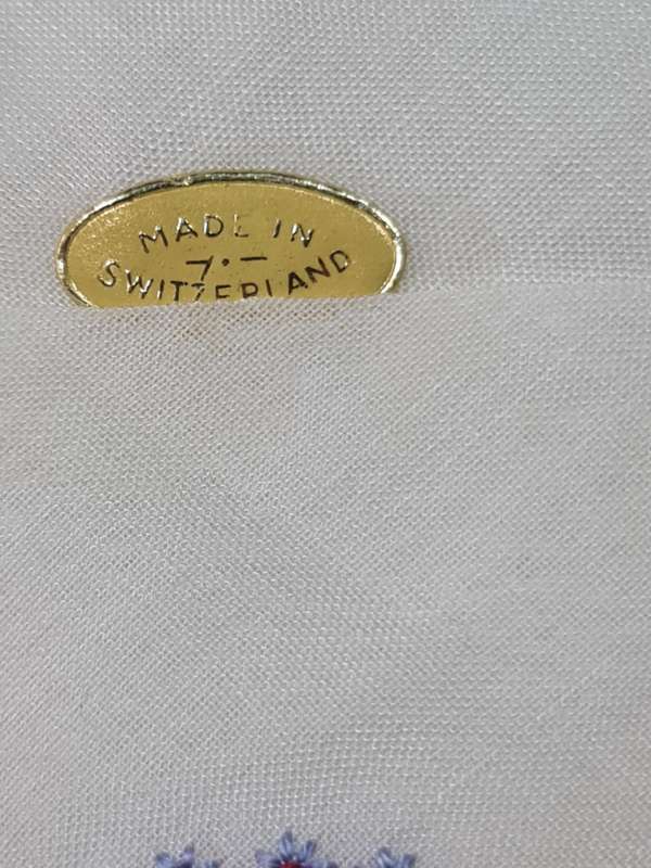 Made in Switzerland 2 Hankerchiefs