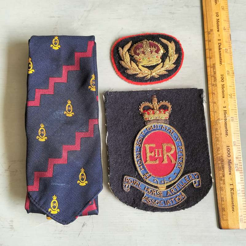 ROYAL HORSE ARTILLERY ASSOCIATION BADGES.