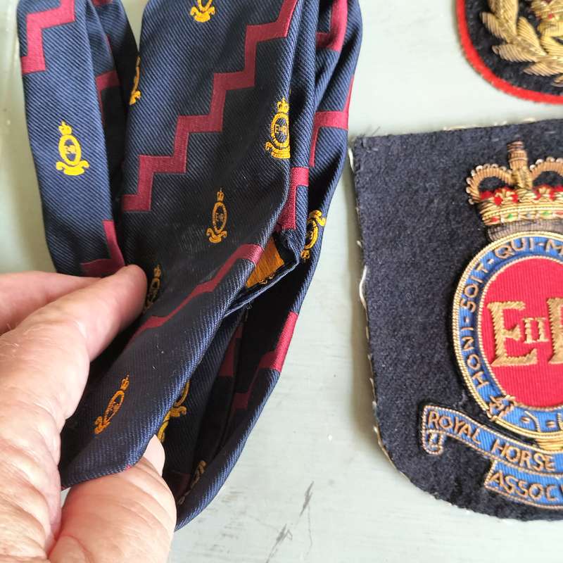 ROYAL HORSE ARTILLERY ASSOCIATION BADGES.