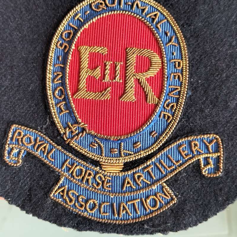 ROYAL HORSE ARTILLERY ASSOCIATION BADGES.
