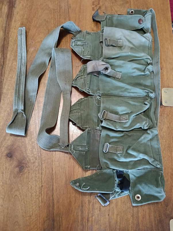 RHODESIA ARMY AMMUNITION CHEST RIG.