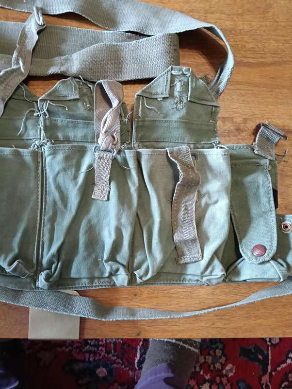 RHODESIA ARMY AMMUNITION CHEST RIG.