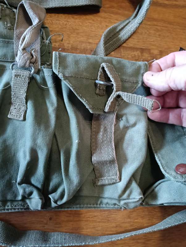 RHODESIA ARMY AMMUNITION CHEST RIG.
