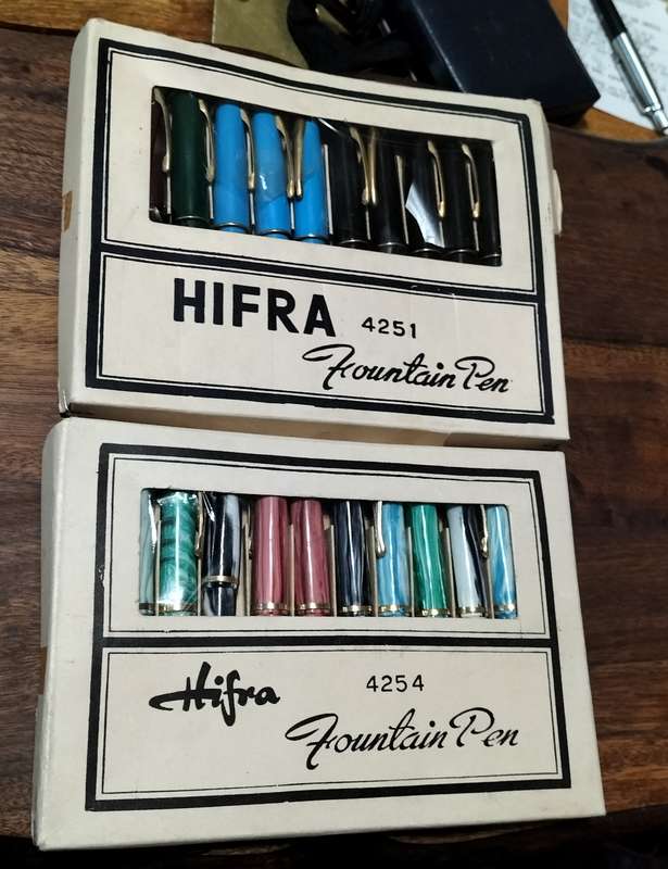 VINTAGE HIFRA FOUNTAIN PENS.