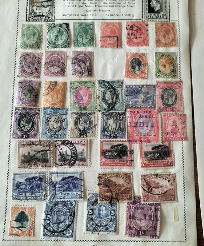 COLLECTION, ZAR, S A, RHODESIA, ETC STAMPS.