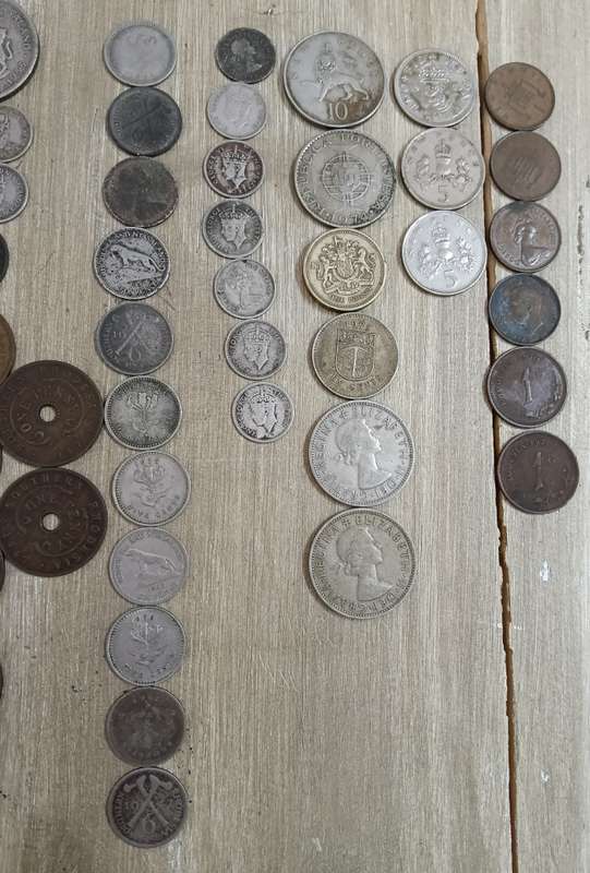 COLLECTION RHODESIA, NYASALAND COINS