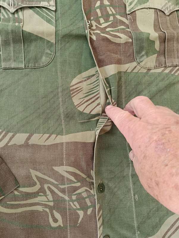 RHODESIA ARMY LONG SLEEVE SHIRT.