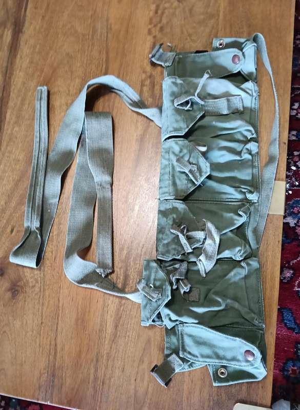 RHODESIA ARMY AMMUNITION CHEST RIG.