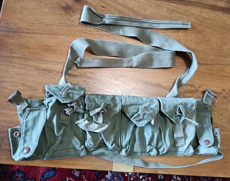 RHODESIA ARMY AMMUNITION CHEST RIG.