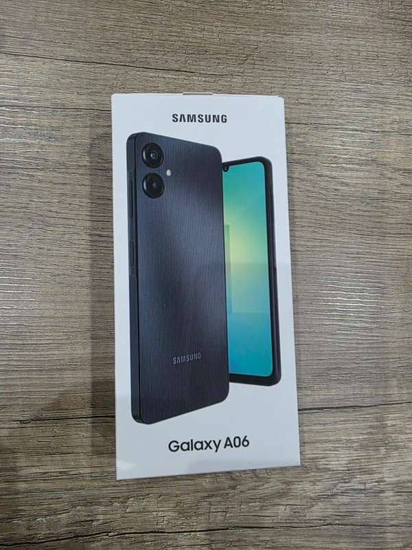 Samsung Galaxy A06 | 64GB | 4GB RAM | Dual SIM | Black | Brand New & Sealed