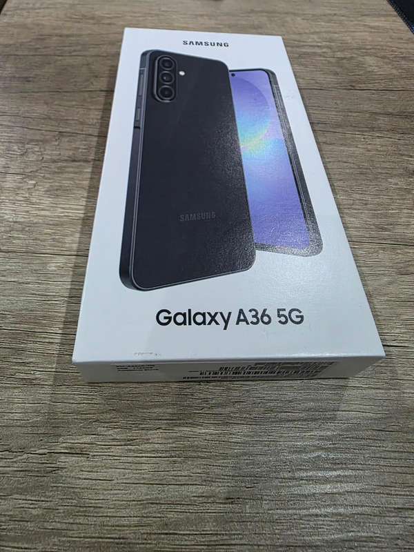 Samsung Galaxy A36 5G | 128GB | Dual SIM | Awesome Black | Brand New & Sealed