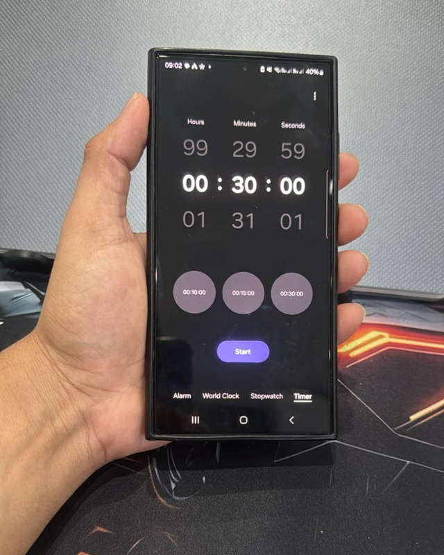 S24 Ultra 256GB Titanium Black + Cover