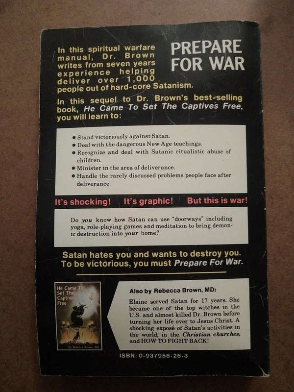Prepare for war - by Rebecca Brown MD