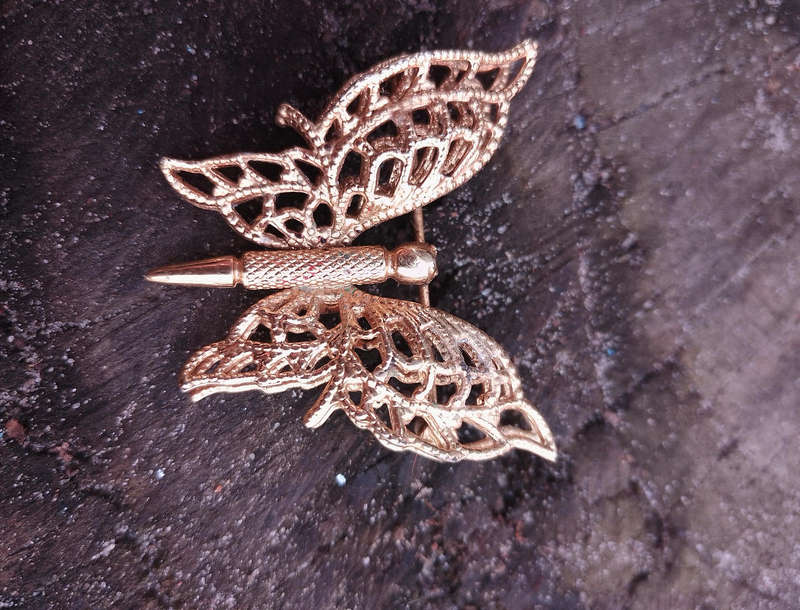Vintage Monet- Butterfly brooch