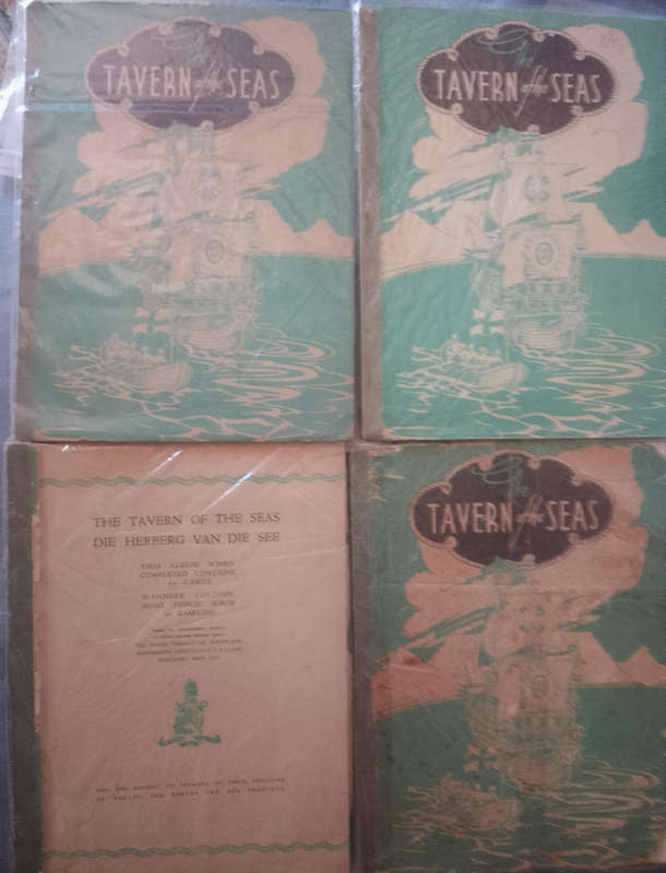 THE TAVERN OF THE SEAS ( Cape Town Harbour history with complete set of 50 tobacco cards)