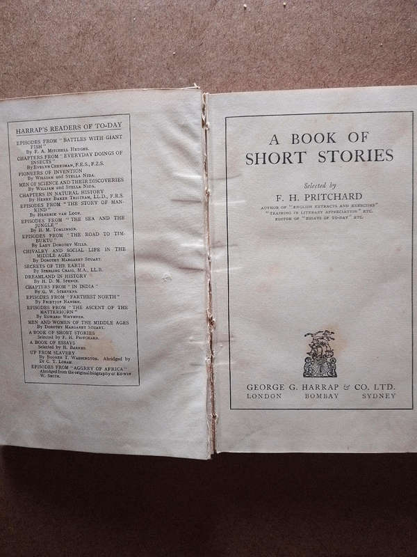 A book of short stories - F.H. Pritchard