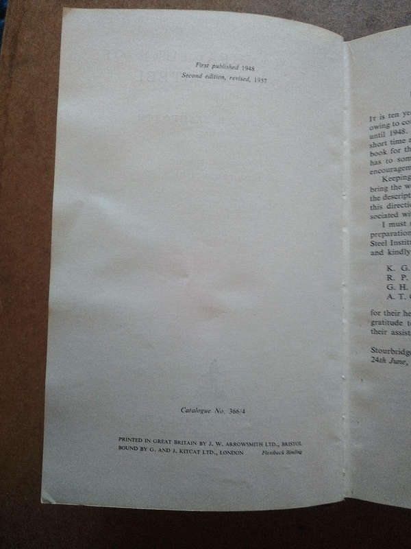 The Manufacture of Iron & Stee- volume 1 - Iron Production -G.R.Bashforth