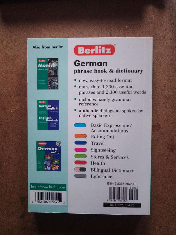 Berlitz- German- CD pack with phrase book