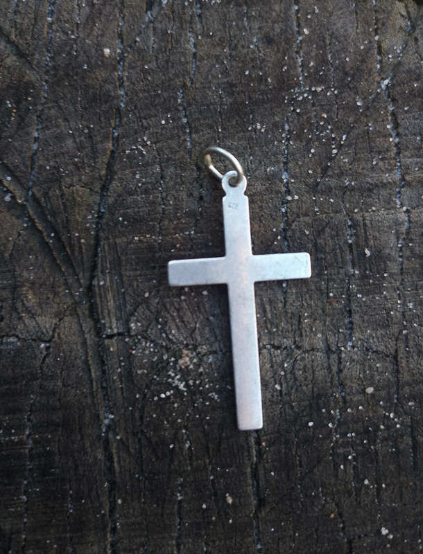 Cross pendant silver 925