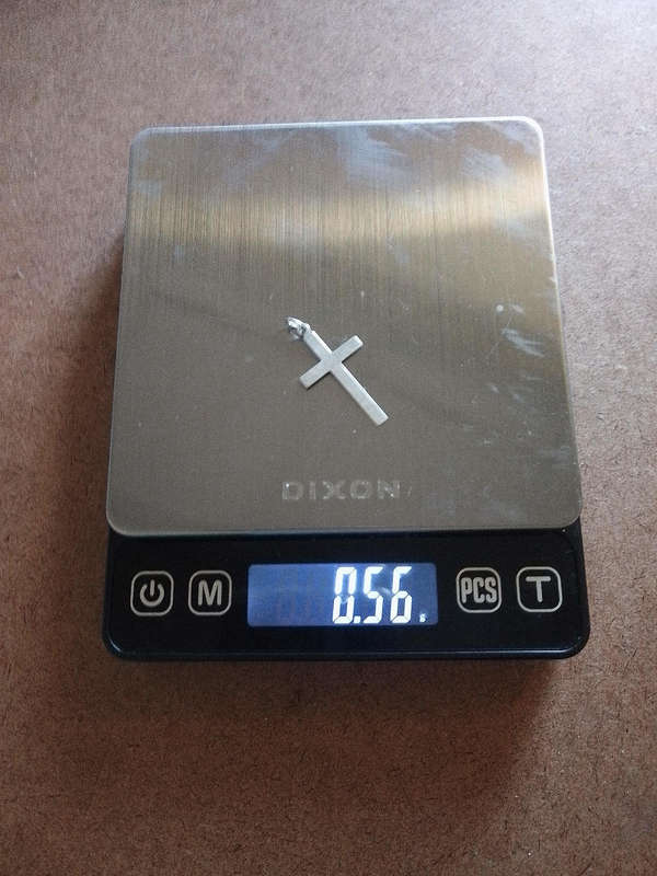 Cross pendant silver 925