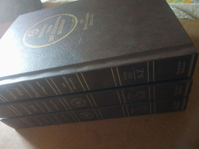 Webster's Third New International Dictionary