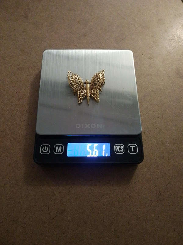 Vintage Monet- Butterfly brooch
