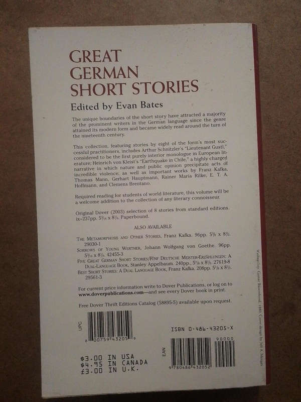 Great German Short Stories - Edited by Evan Bates