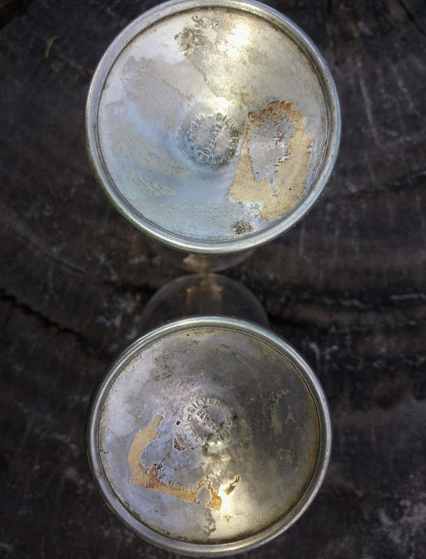 Silver wine goblets ( silver plated)